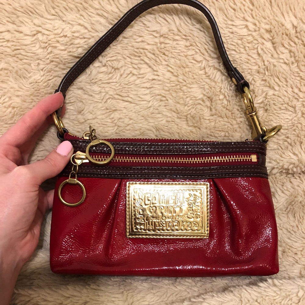 Coach Poppy Wristlet